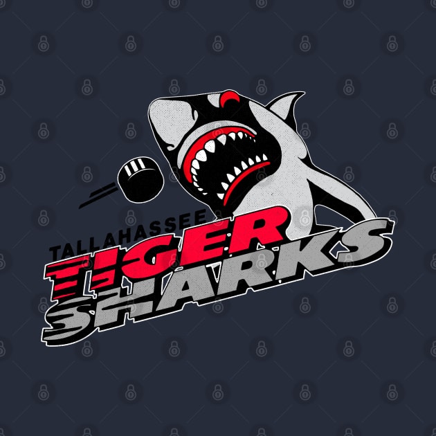 Classic Tallahassee Tiger Sharks Hockey by LocalZonly