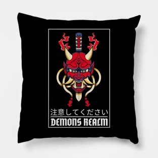 Demons real Pillow