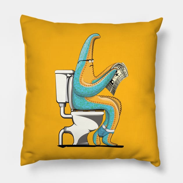 Starfish on the Toilet Pillow by InTheWashroom