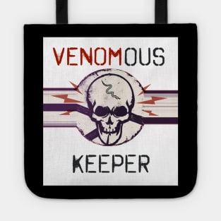 Venomous Keeper Skull (back print) Tote