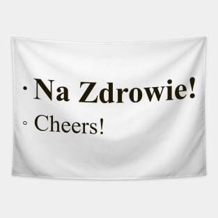 Cheers! Polish Quote Tapestry