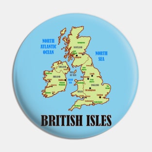 British Isles Pin