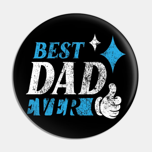 best dad ever Retro Pin by Rayrock76