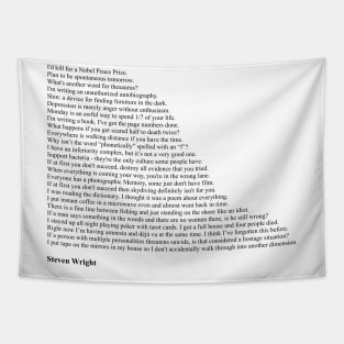 Steven Wright Quotes Tapestry