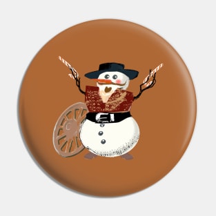 Sugar-Slingin' Snowman Pin