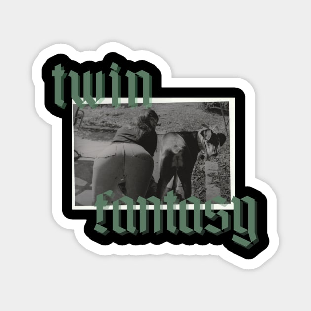 twin fantasy Magnet by lil chow's shop