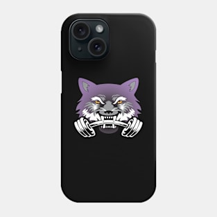 Wolf sport and fitness lovely blend drawing cute cool colorful Phone Case