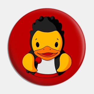 Rock Band Singer Rubber Duck Pin