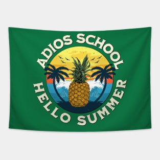 Adios School Hello Summer Tapestry