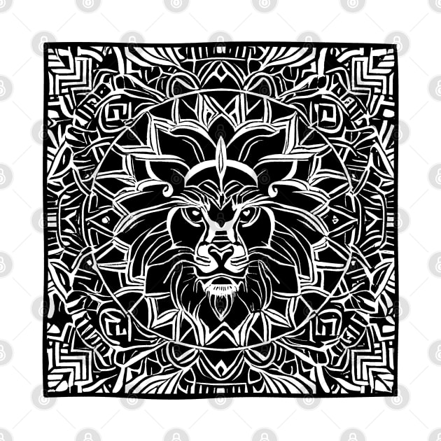 Boho Lion by SunGraphicsLab