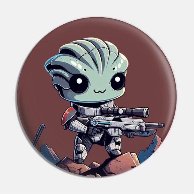 Garrus Vakarian Pin by ezral