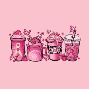 Breast Cancer Coffee T-Shirt