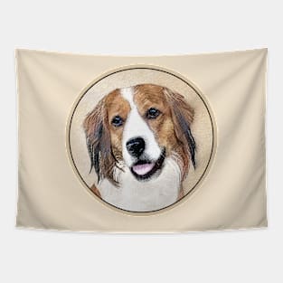 Nederlandse Kooikerhondje Painting - Dog Art Tapestry