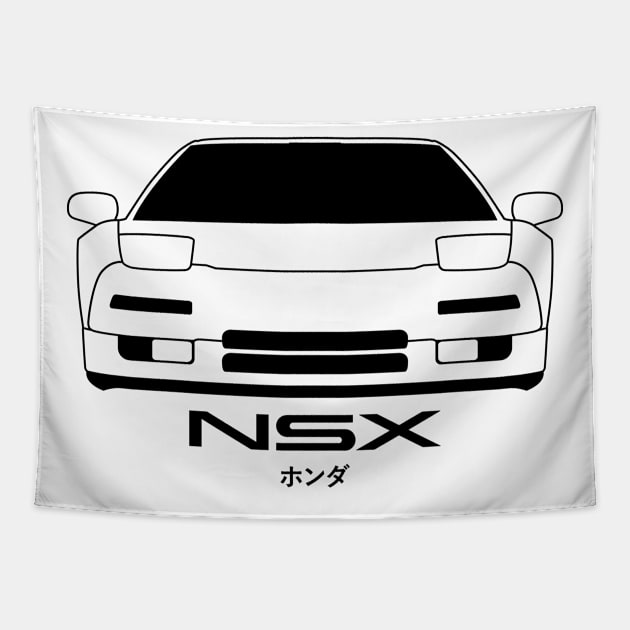 Honda NSX JDM Car Legends Tapestry by petrolhead