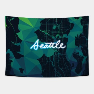 Seattle Map Gradient Script Tapestry