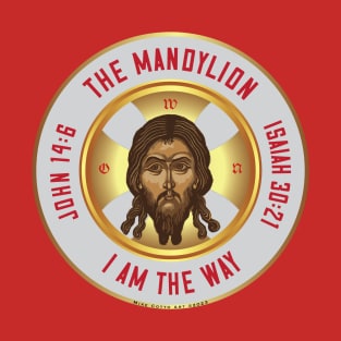 Mandylion Icon -white T-Shirt