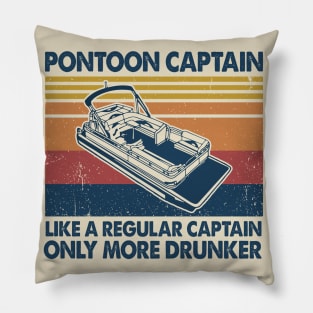 Pontoon captain Like a regular captain online more  drunker Pillow