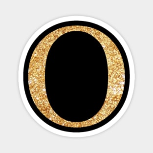 Gold Omicron Magnet