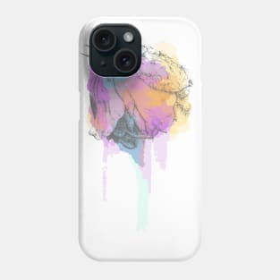 Watercolor Rose in Rain Phone Case