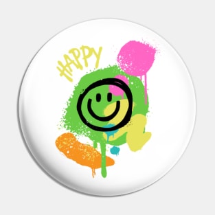 Smiley world, smile icon, happy face Pin