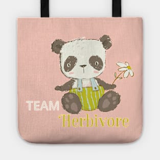 Vegan Panda - Team Herbivore Tote