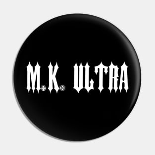 M. K. ULTRA /Darker Brothers: 2-Sided Pin