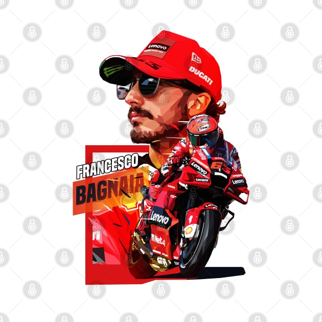 Francesco Bagnaia Low Poly by pxl_g