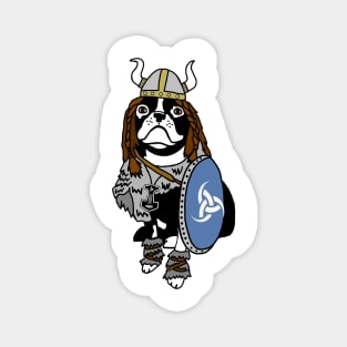 Norse Viking Boston Terrier dog Magnet