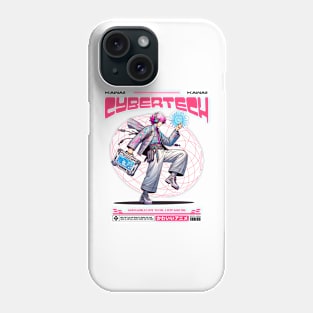 kawaii cyber tech anime girls Phone Case