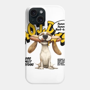 Dog and Hot dog 7110 Phone Case