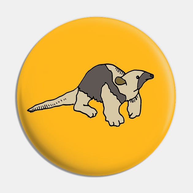 Anteater Pin by JennyGreneIllustration