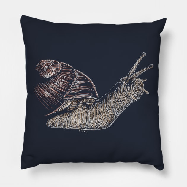 Snail Pillow by Walking in Nature