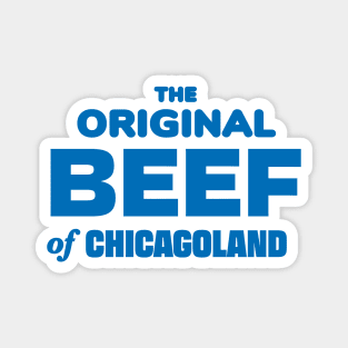 The Original Beef of Chicagoland (blue) Magnet