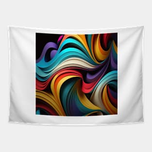 Colored Curves Tapestry