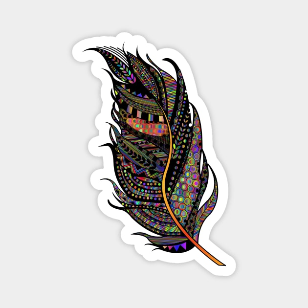 Coloful Feather Magnet by Gifts of Recovery