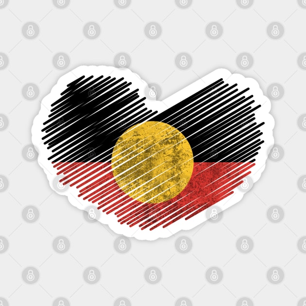 Aboriginal Flag Magnet by CF.LAB.DESIGN