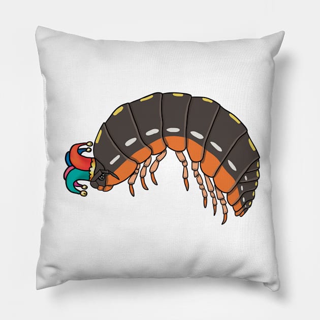 Clown armadillidium Klugii Pillow by Artbychb