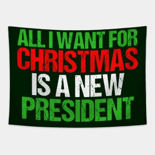 Funny Impeach Trump for Christmas Tapestry