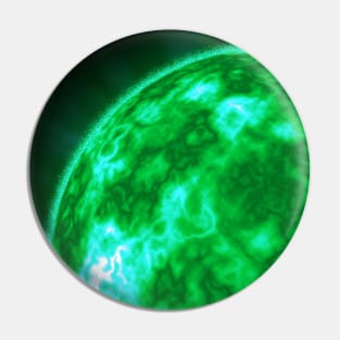 The Sun's Surface Close-Up - Green Pin