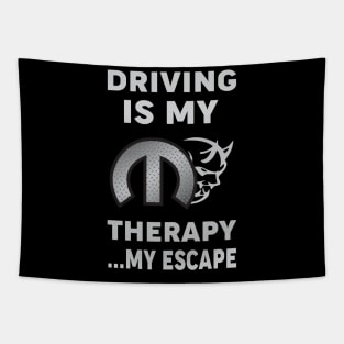 Driving is my therapy Tapestry