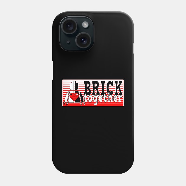 Retro Brick Together Phone Case by Brick_Together