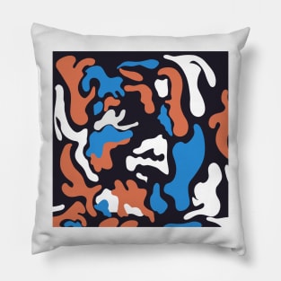 Abstract Camo Pillow