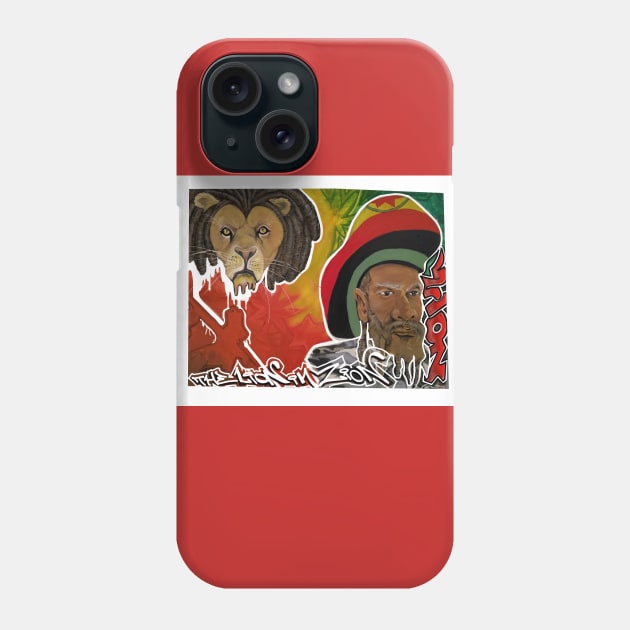 Lion in Zion Phone Case by Duendo Design