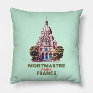 Montmatre Paris France Pillow