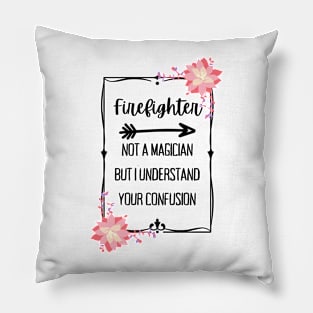 Firefighter Magician Pillow