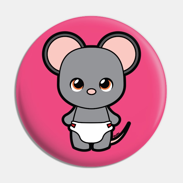 Year of the Rat Tooniefied Pin by Tooniefied