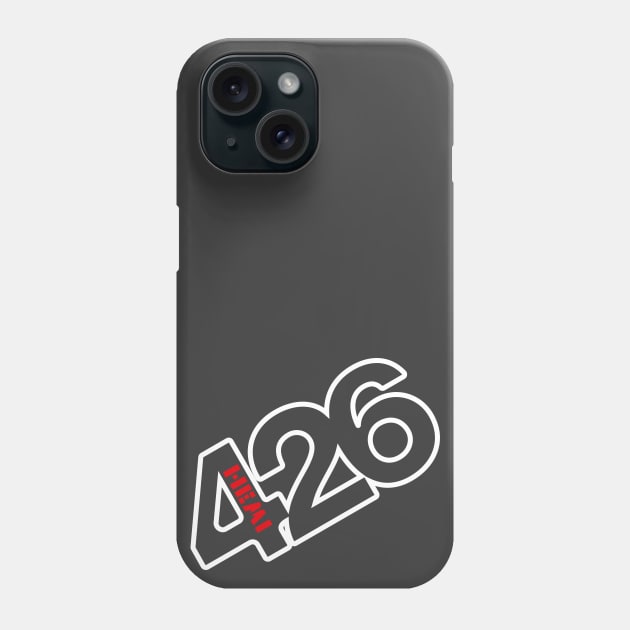 426 Hemi - Badge Design (Reverse) Phone Case by jepegdesign