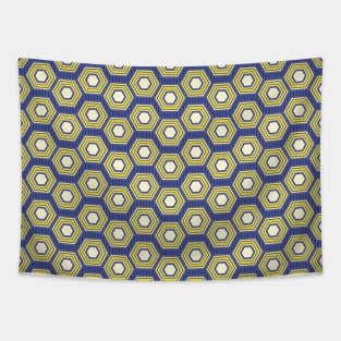 Simple Hexagon Pattern Tapestry