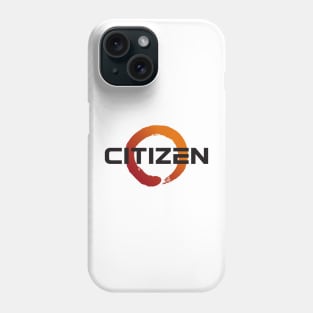 Citizen Black Phone Case