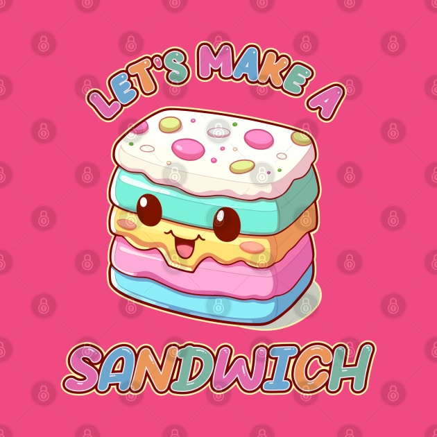 Let's Make a Sandwich? Kawaii Ice Cream Sandwich by DanielLiamGill